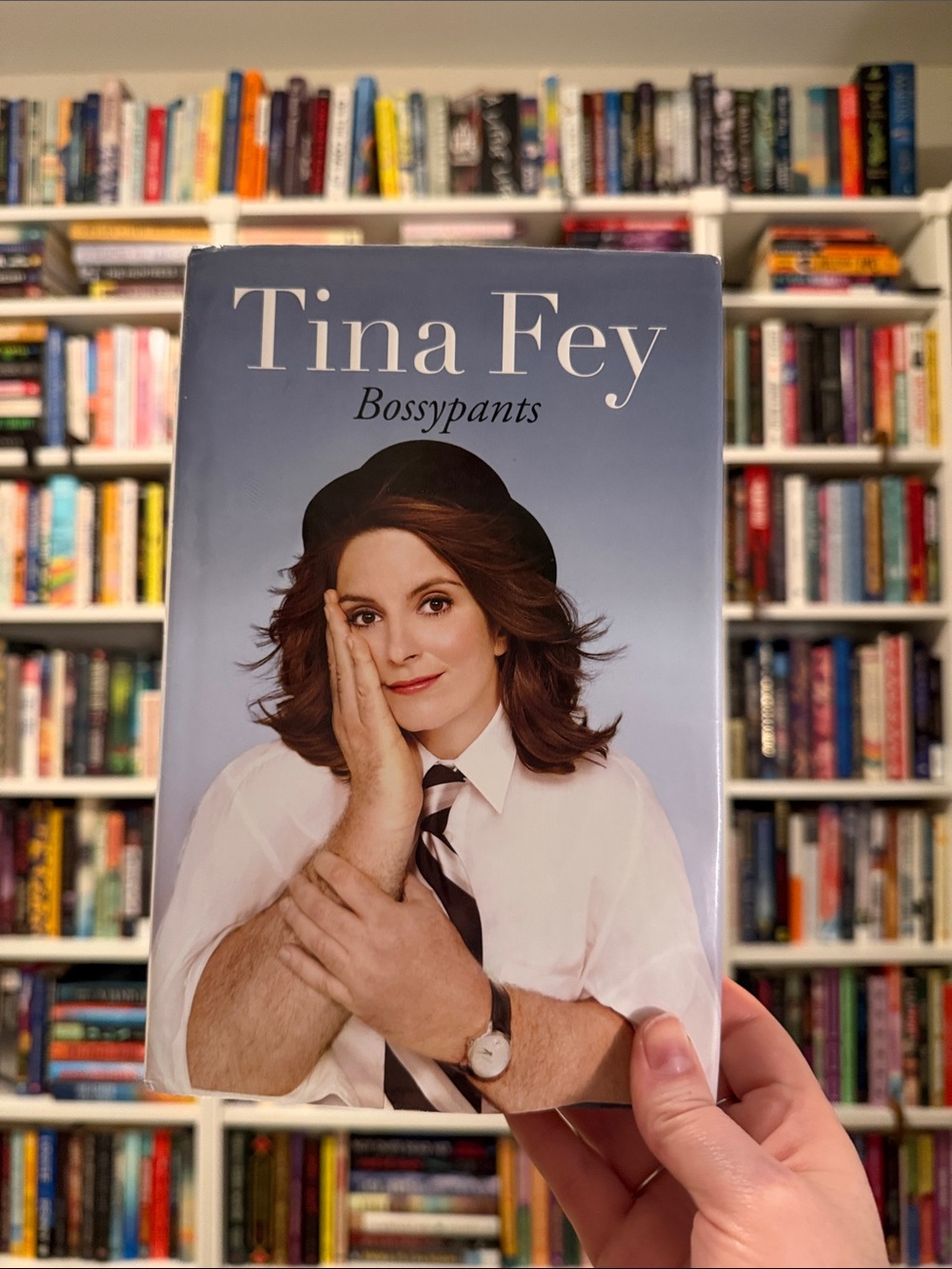 Tina Fey — Bossypants Hardcover Book (Blue Cover)